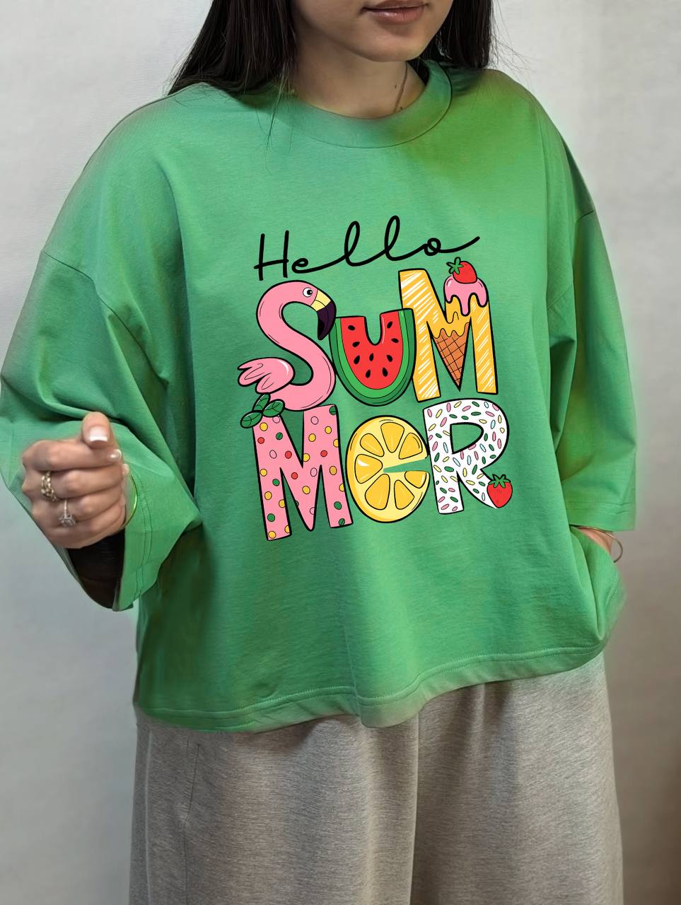 تیشرت باکسی summer